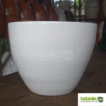 Pot Gerabah Putih diameter 39 tinggi 28