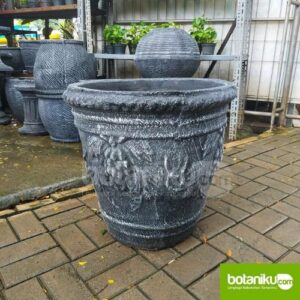 Pot Semen Motif Anggur d 55
