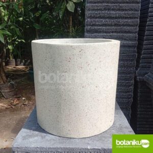 Pot Silinder Motif Terazzo